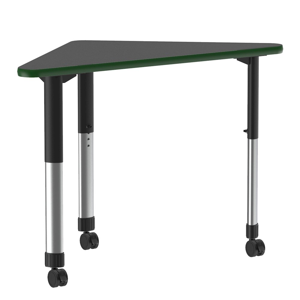 Commercial Lamiante Top Collaborative Desk with Casters 41x23". Picture 13