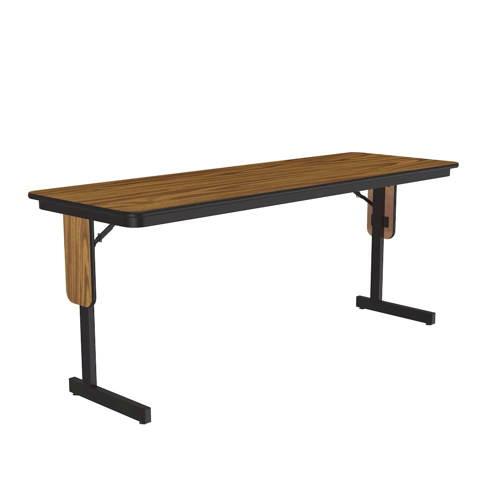 Deluxe High-Pressure Folding Seminar Table with Panel Leg 24x60". Picture 1