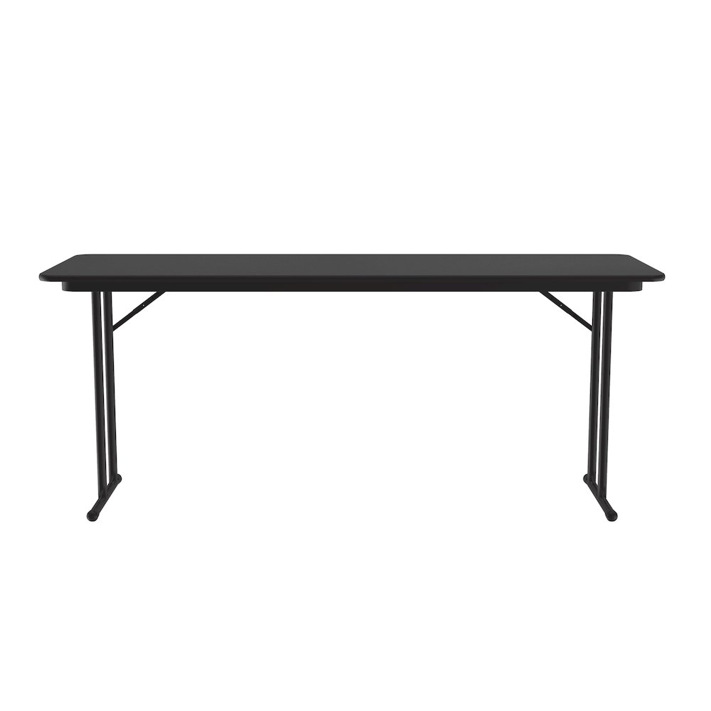 Commercial Laminate Folding Seminar Table with Off-Set Leg 24x96". Picture 6
