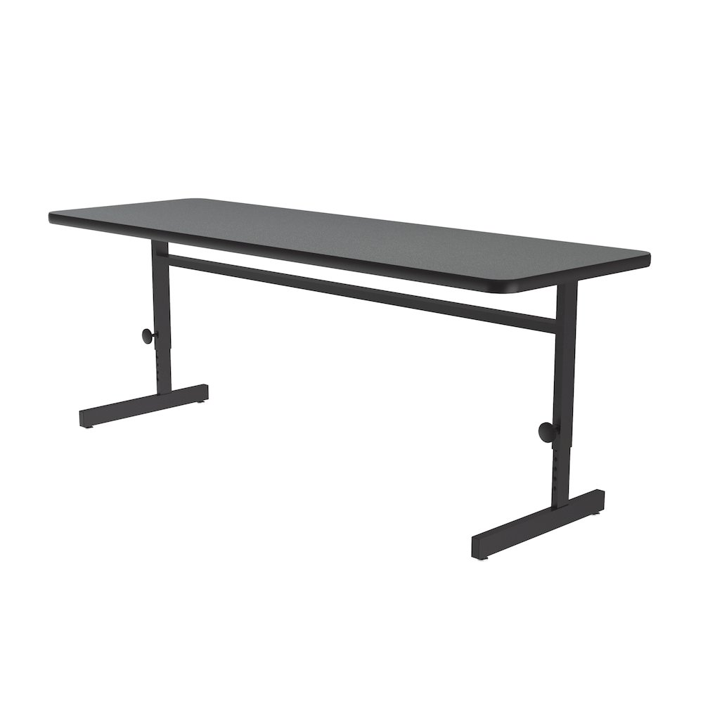 Adjustable Height Deluxe High-Pressure Top Computer/Student Desks  24x72". Picture 6