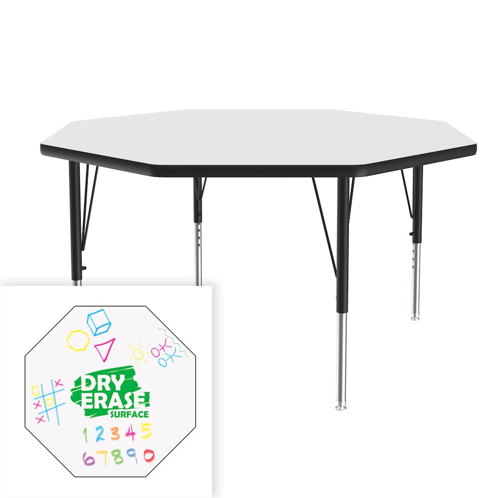 Markerboard-Dry Erase  Deluxe High Pressure TopActivity Tables 48x48". Picture 7