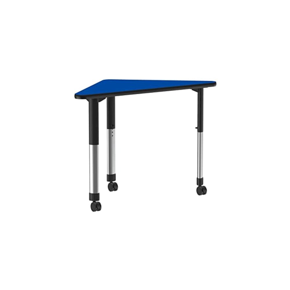 Deluxe High Pressure Collaborative Desk with Casters 41x23". Picture 1
