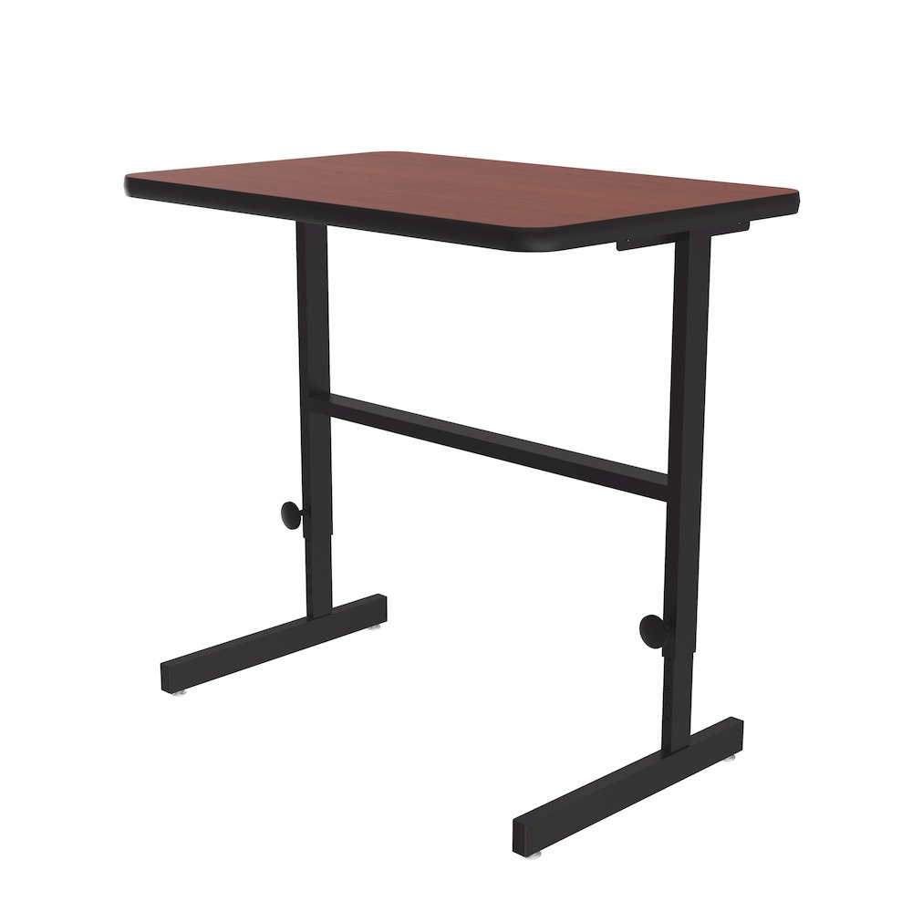 High-Pressure Laminate Top Adjustable Standing  Height Work Station 24x36. Picture 4