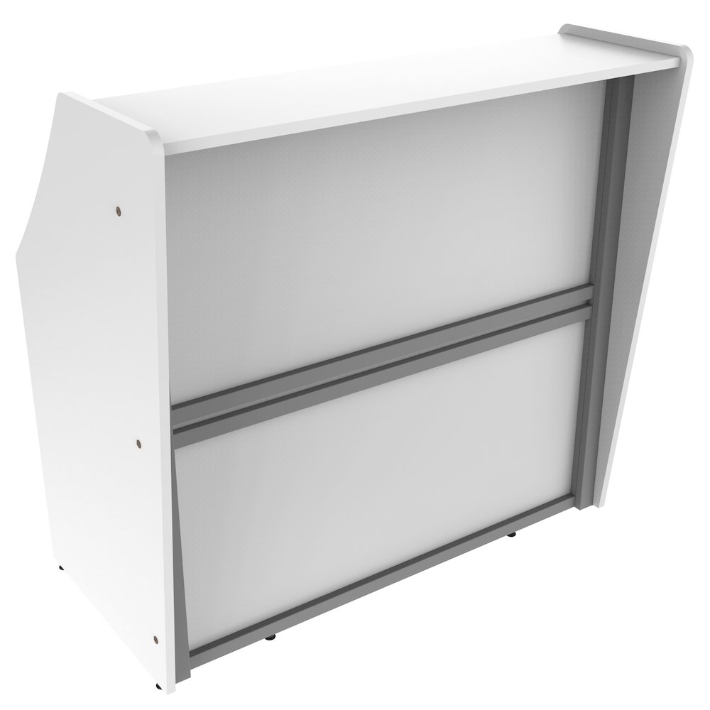 Straight Reception Station, White. Picture 1