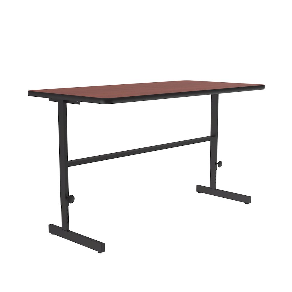 High-Pressure Laminate Top Adjustable Standing  Height Work Station 30x60. Picture 1