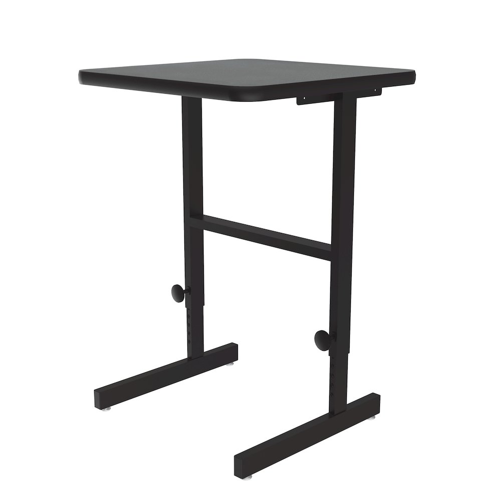 High-Pressure Laminate Top Adjustable Standing  Height Work Station 20x24. Picture 4