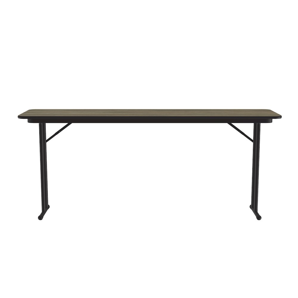 Deluxe High-Pressure Folding Seminar Table with Off-Set Leg 18x60". Picture 9