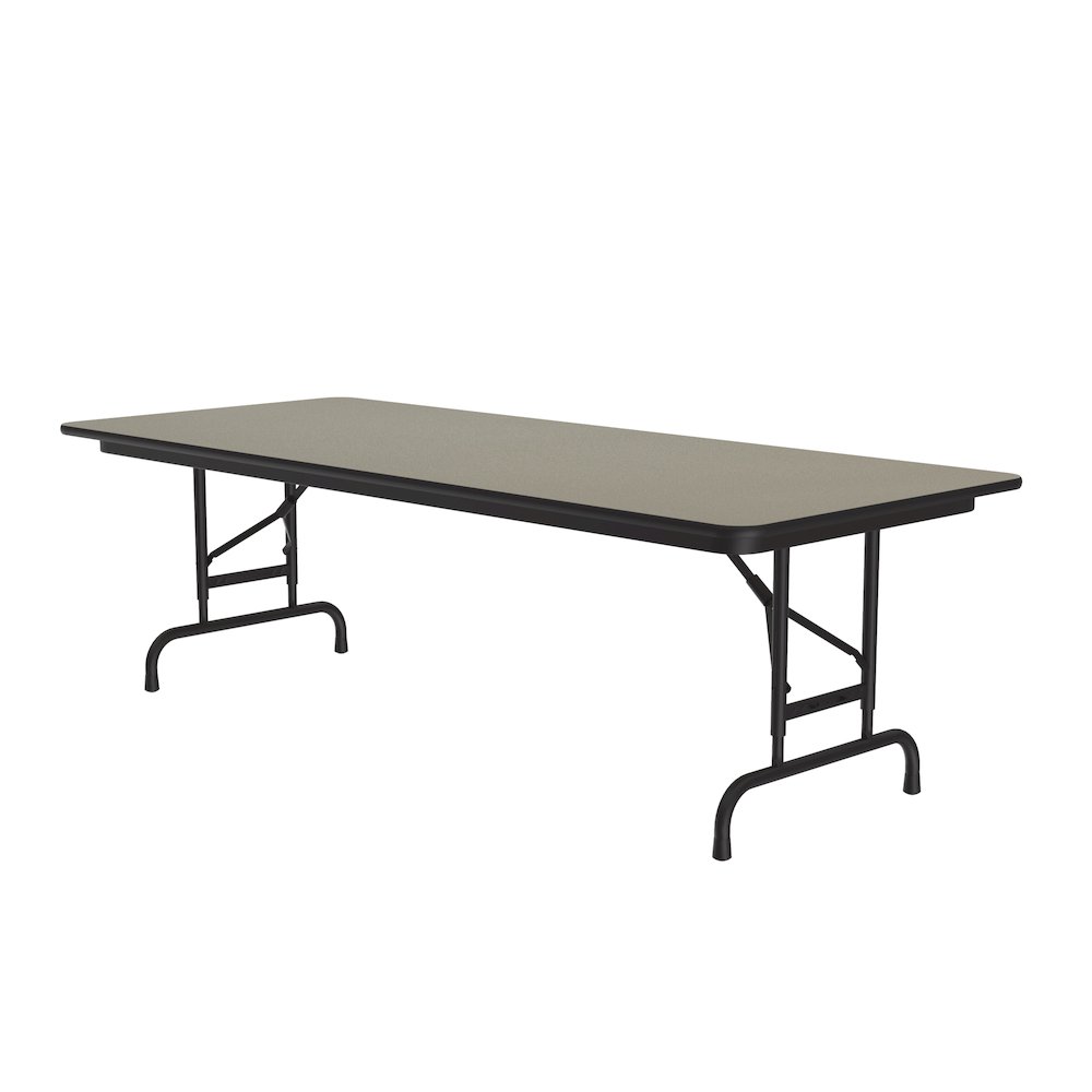 Adjustable Height High Pressure Top Folding Table 30x72". Picture 2