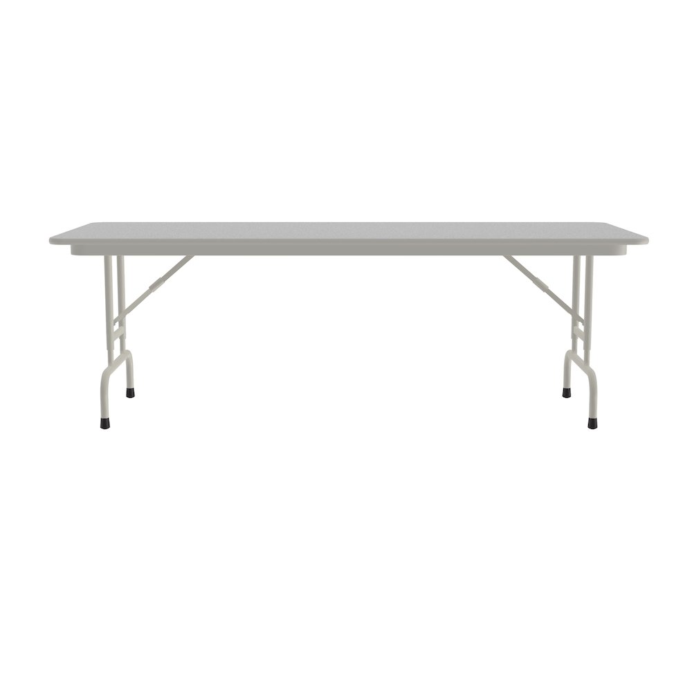 Adjustable Height Econoline Melamine Top Folding Table 30x60". Picture 8