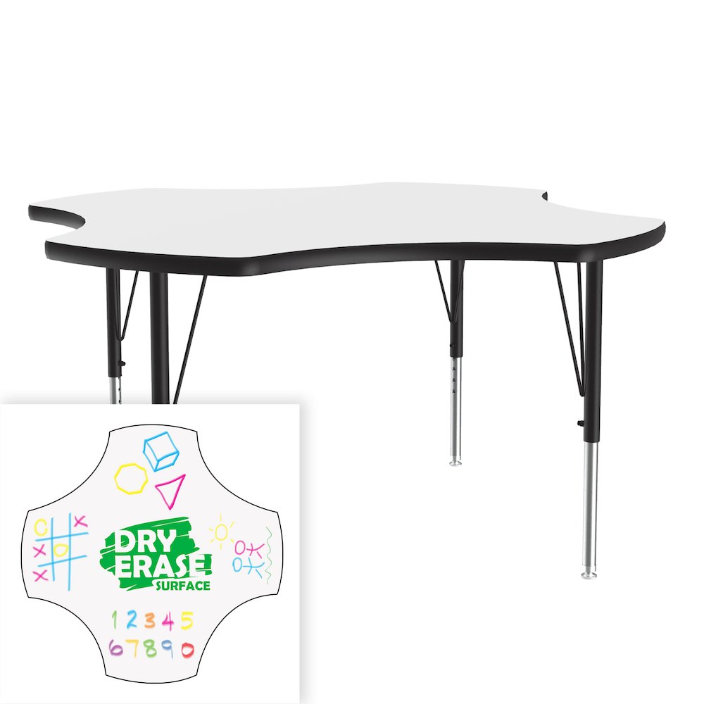 Markerboard-Dry Erase  Deluxe High Pressure TopActivity Tables 48x48". Picture 13