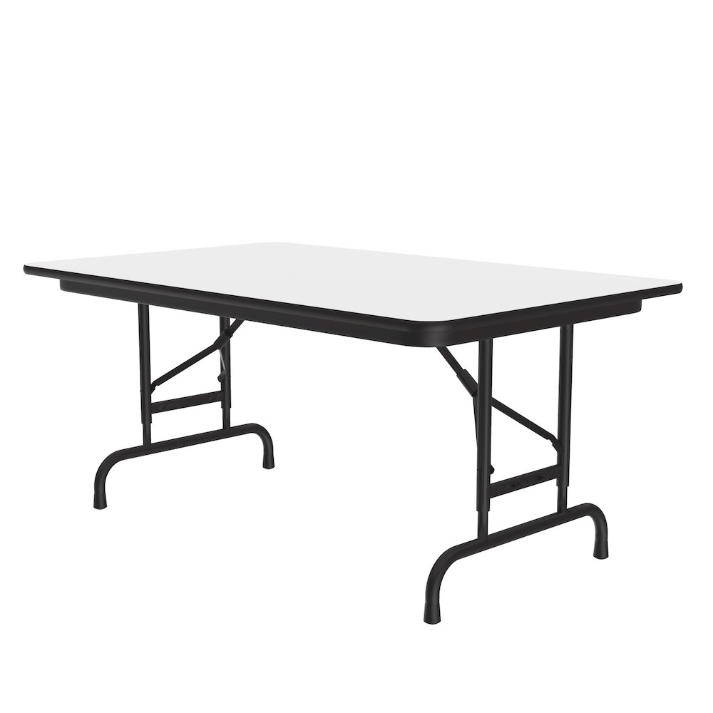 Adjustable Height High Pressure Top Folding Table 30x48". Picture 5