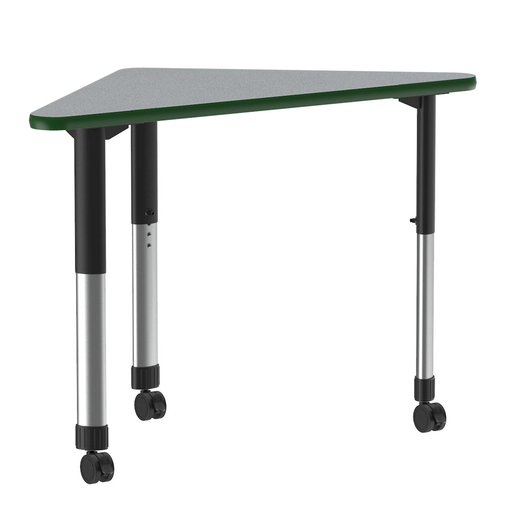 Commercial Lamiante Top Collaborative Desk with Casters 41x23". Picture 10