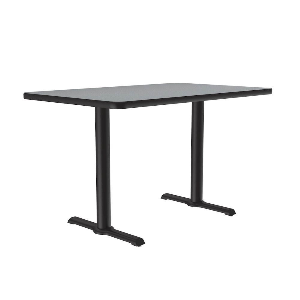 Table Height Thermal Fused Laminate Café and Breakroom Table 30x48". Picture 6
