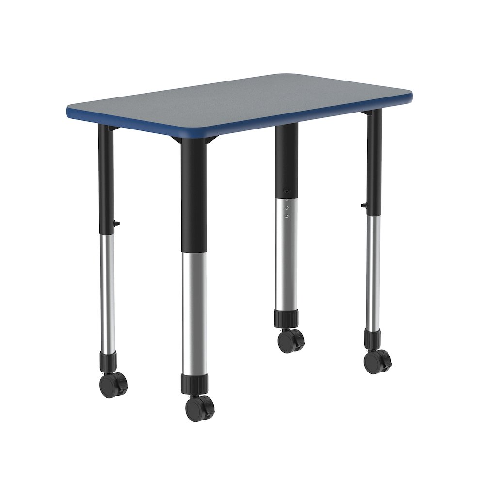 Commercial Lamiante Top Collaborative Desk with Casters 34x20". Picture 10
