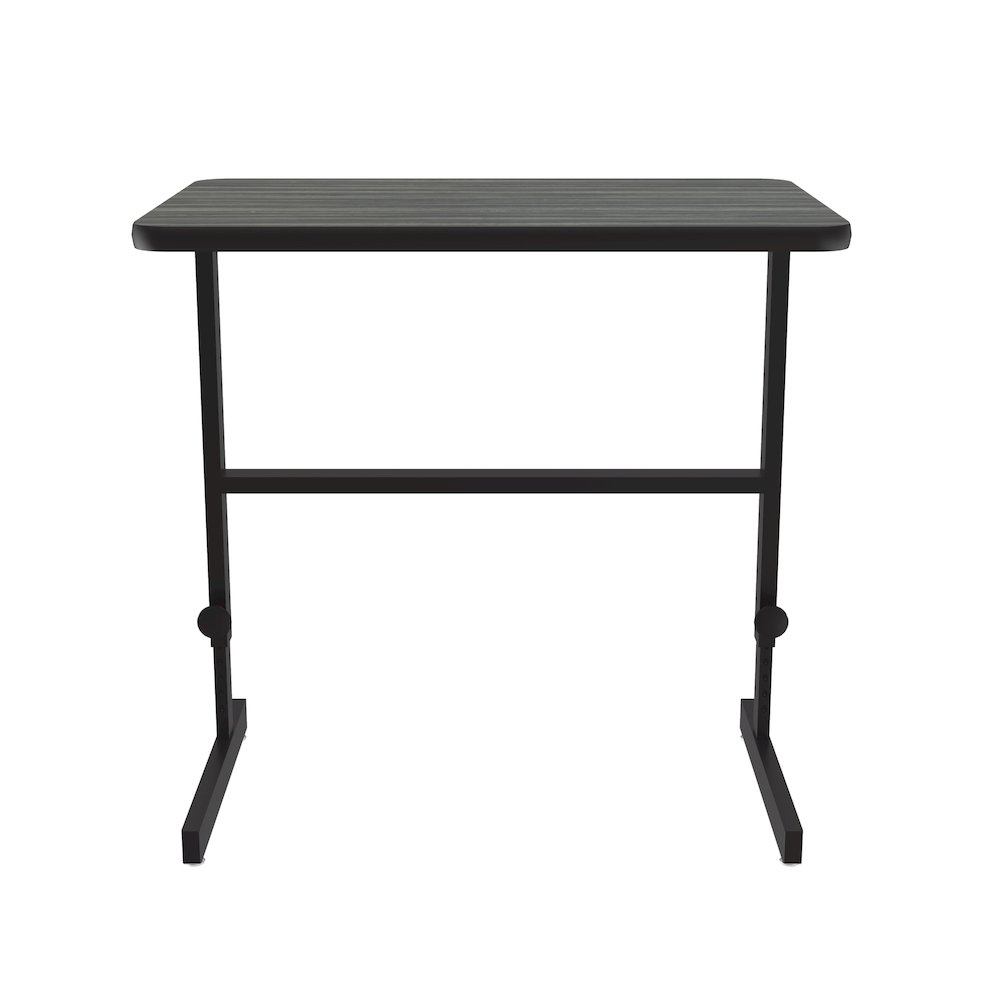 High-Pressure Laminate Top Adjustable Standing  Height Work Station 24x36. Picture 5