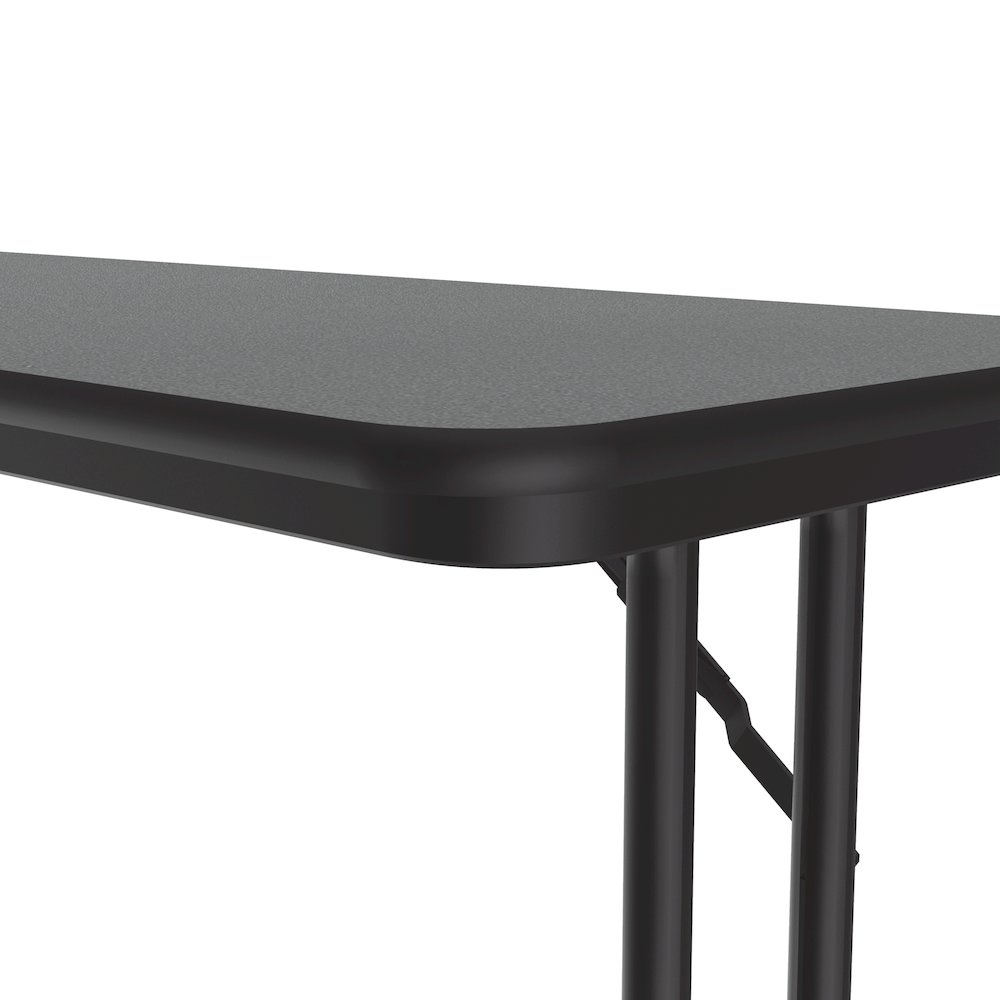 Deluxe High-Pressure Folding Seminar Table with Off-Set Leg 18x72". Picture 7