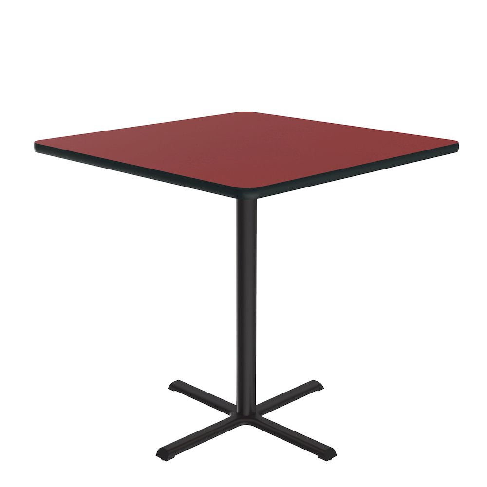 Bar Stool/Standing Height Deluxe High-Pressure Café and Breakroom Table 36x36. Picture 10