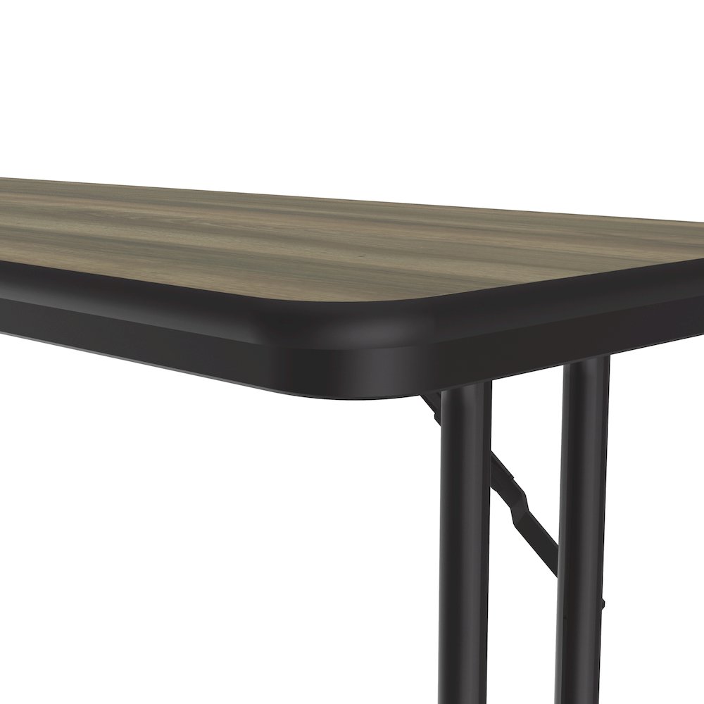 Deluxe High-Pressure Folding Seminar Table with Off-Set Leg 18x96". Picture 9