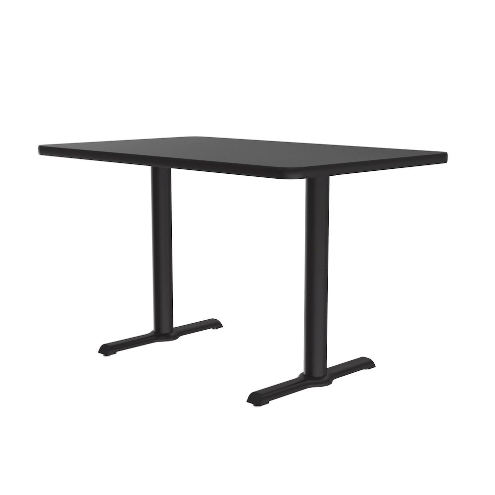 Table Height Thermal Fused Laminate Café and Breakroom Table 30x48". Picture 7