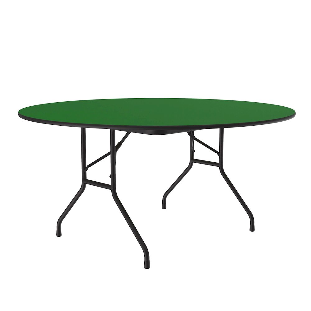 Deluxe High Pressure Top Folding Table 60x60". Picture 1