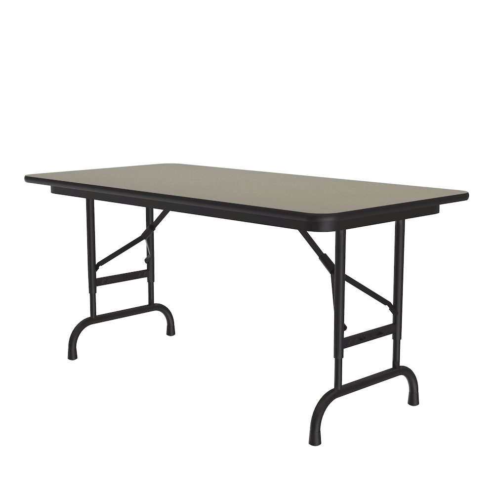 Adjustable Height High Pressure Top Folding Table 24x48". Picture 4
