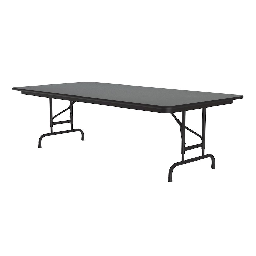 Adjustable Height High Pressure Top Folding Table 36x96". Picture 1