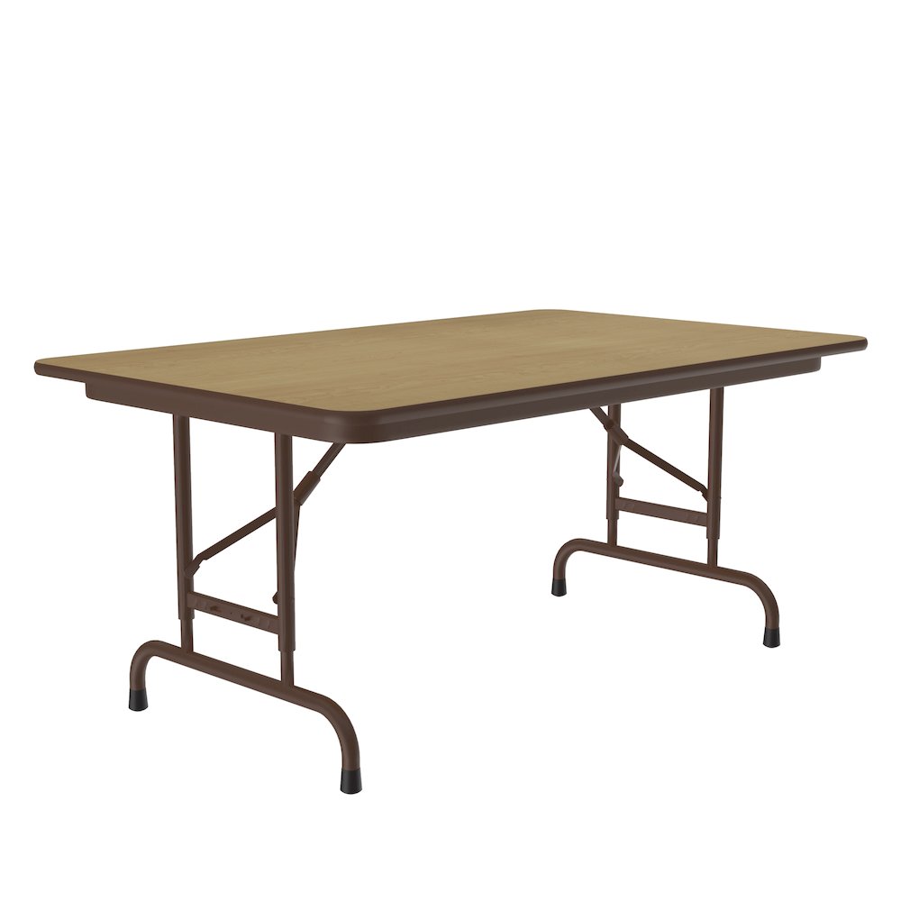 Adjustable Height High Pressure Top Folding Table 30x48". Picture 4