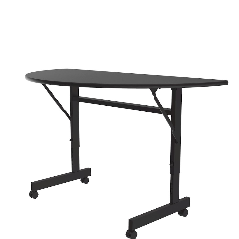3/4" Thermal Fused Laminate Top Flip Top Table. Picture 12