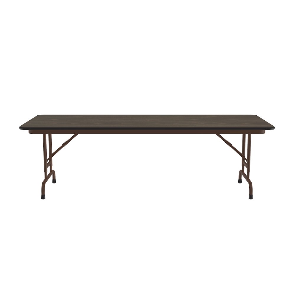 Adjustable Height Thermal Fused Laminate Top Folding Table 30x72". Picture 5