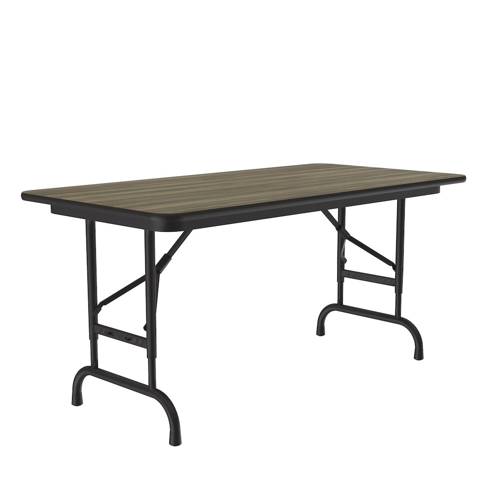 Adjustable Height High Pressure Top Folding Table 24x48". Picture 8