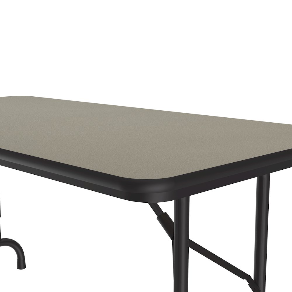 Adjustable Height High Pressure Top Folding Table 24x48". Picture 8