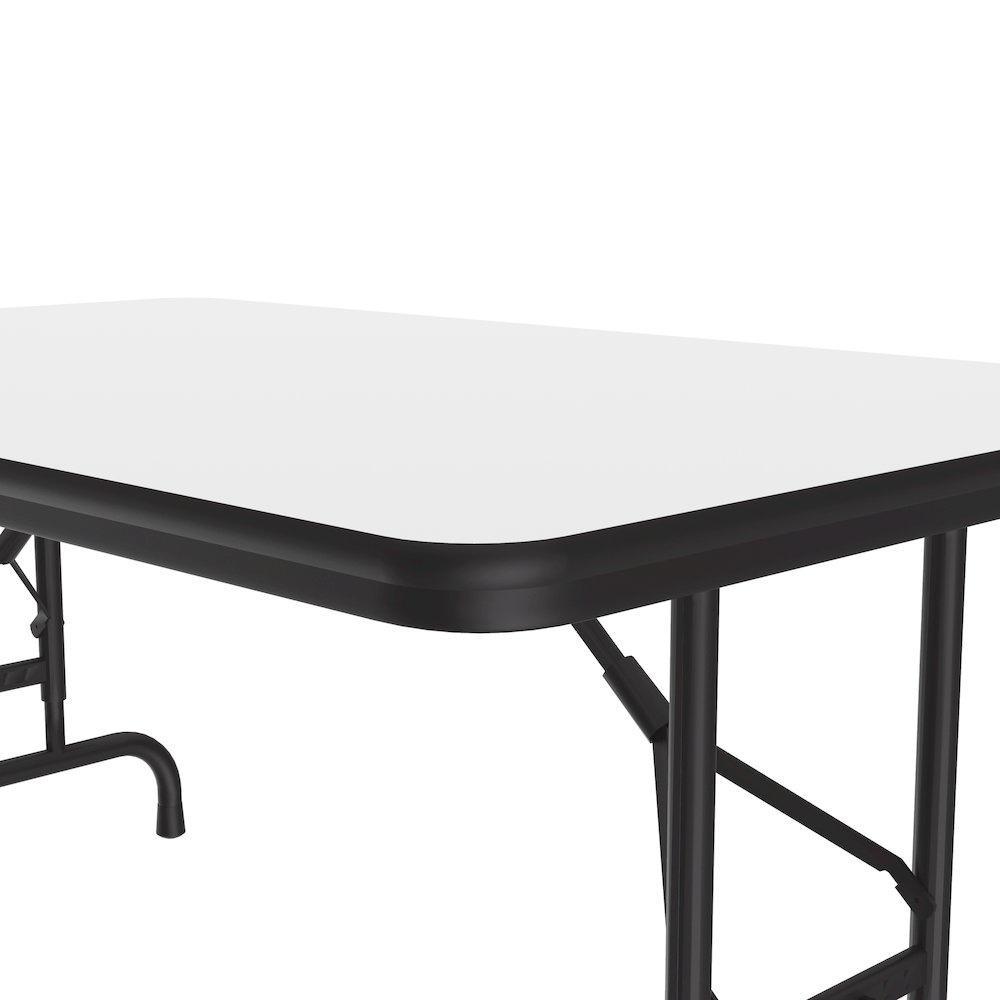 Adjustable Height High Pressure Top Folding Table 30x48". Picture 8