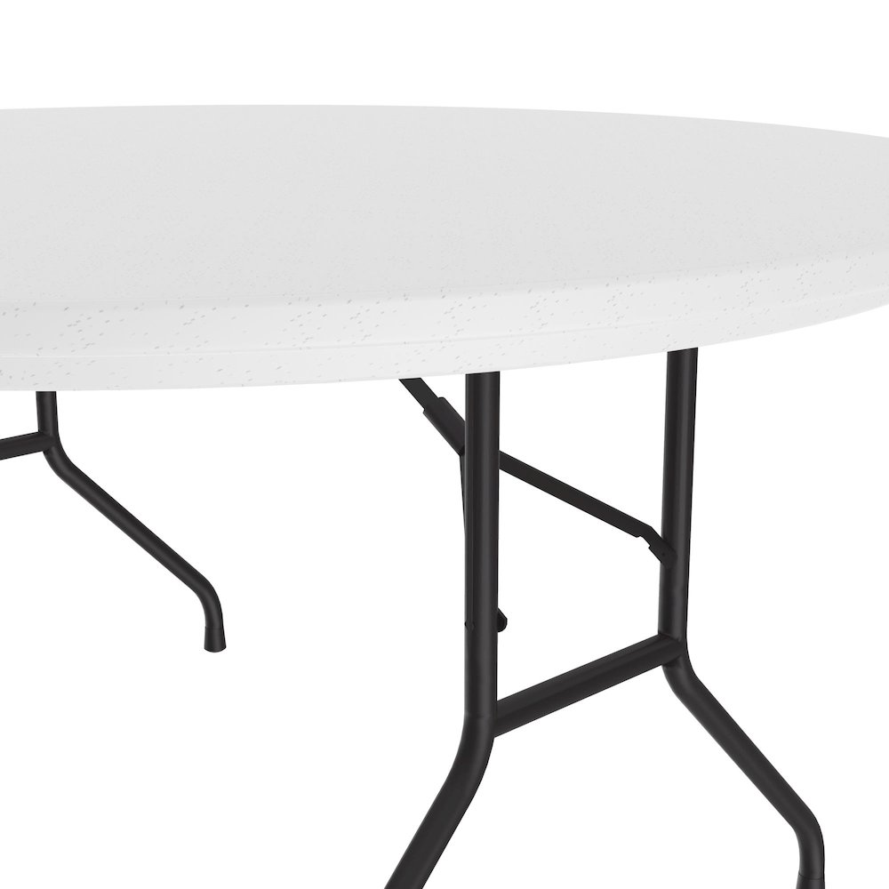 Commercial Blow-Molded Plastic Folding Table 60x60". Picture 9