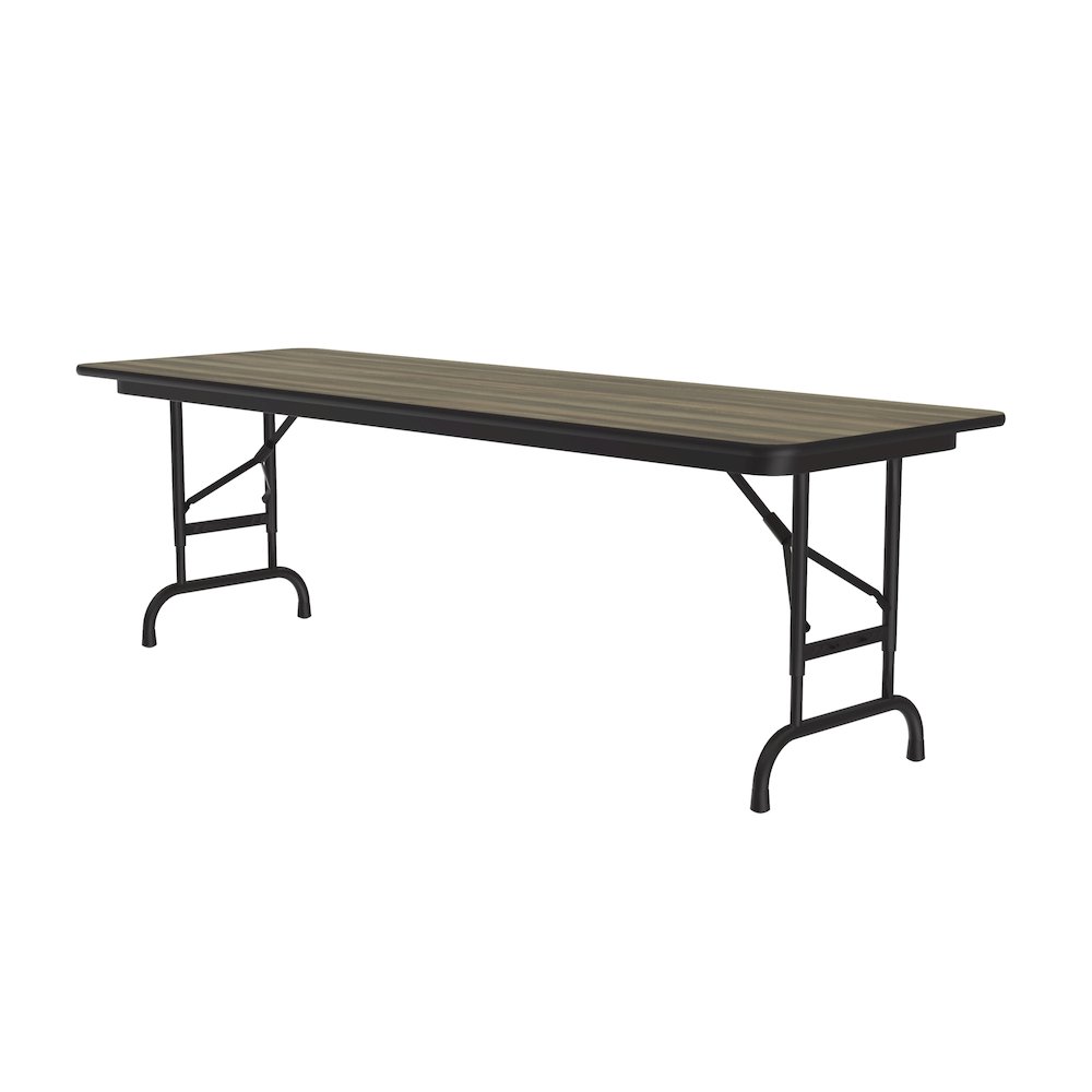 Adjustable Height High Pressure Top Folding Table 24x72". Picture 1