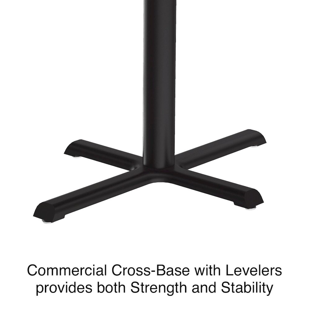 Table Height Thermal Fused Laminate Café and Breakroom Table 30x42". Picture 11