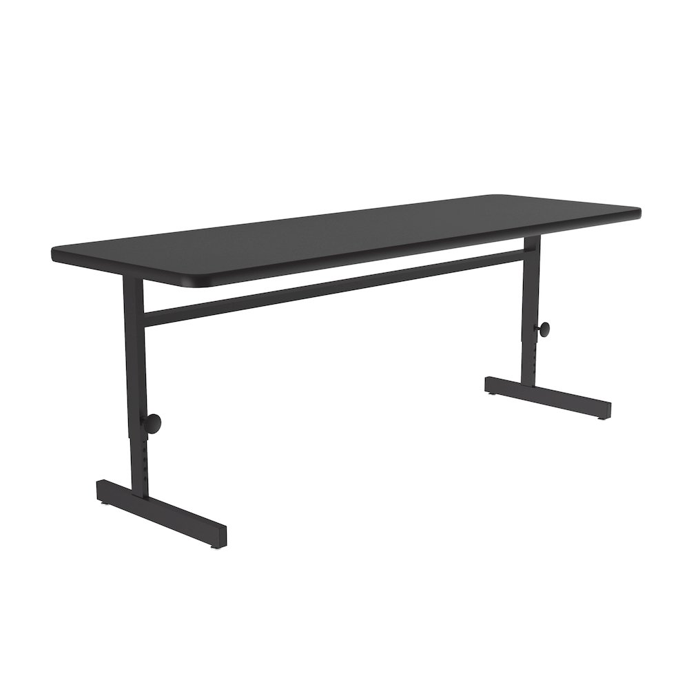 Adjustable Height Deluxe High-Pressure Top Computer/Student Desks  24x60". Picture 9