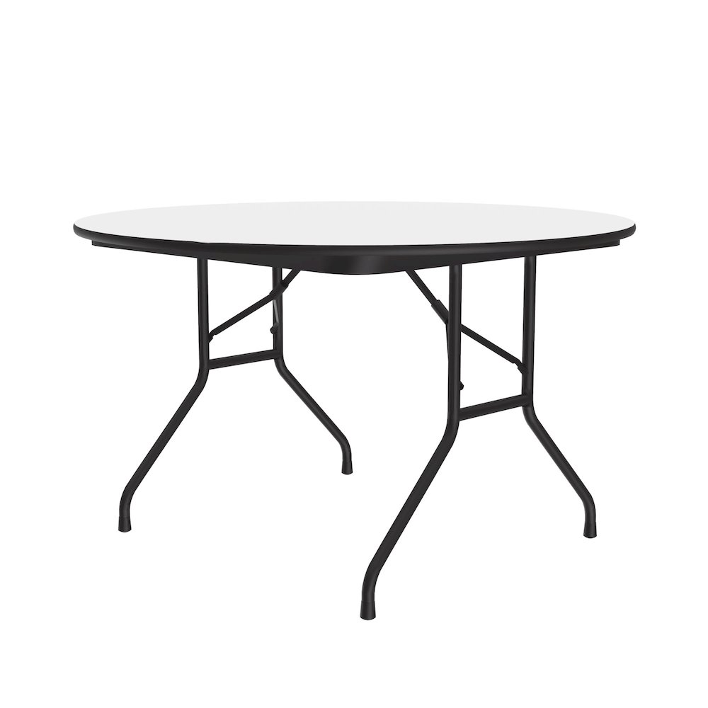 Deluxe High Pressure Top Folding Table 48x48". Picture 1