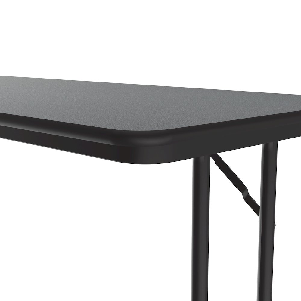 Deluxe High-Pressure Folding Seminar Table with Off-Set Leg 24x72". Picture 10