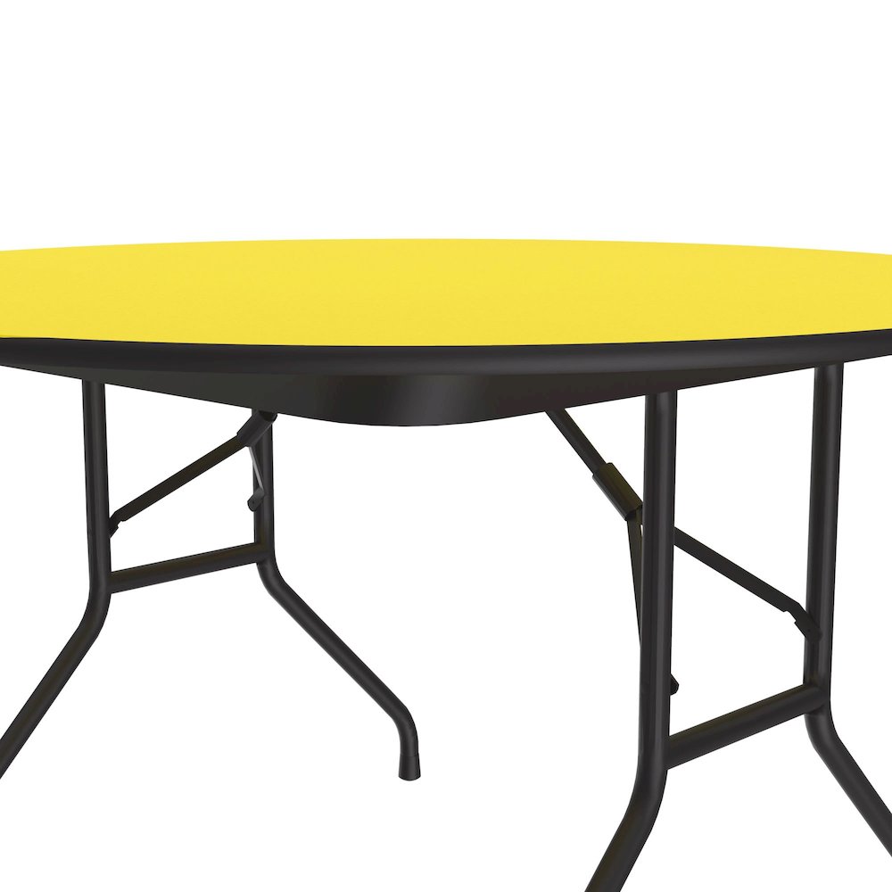 Deluxe High Pressure Top Folding Table 48x48". Picture 5