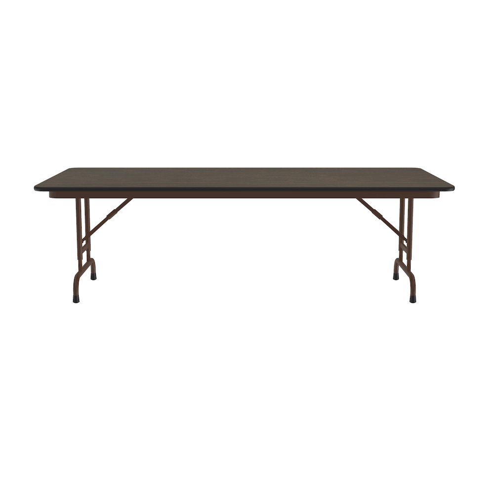 Adjustable Height Econoline Melamine Top Folding Table 36x72". Picture 8