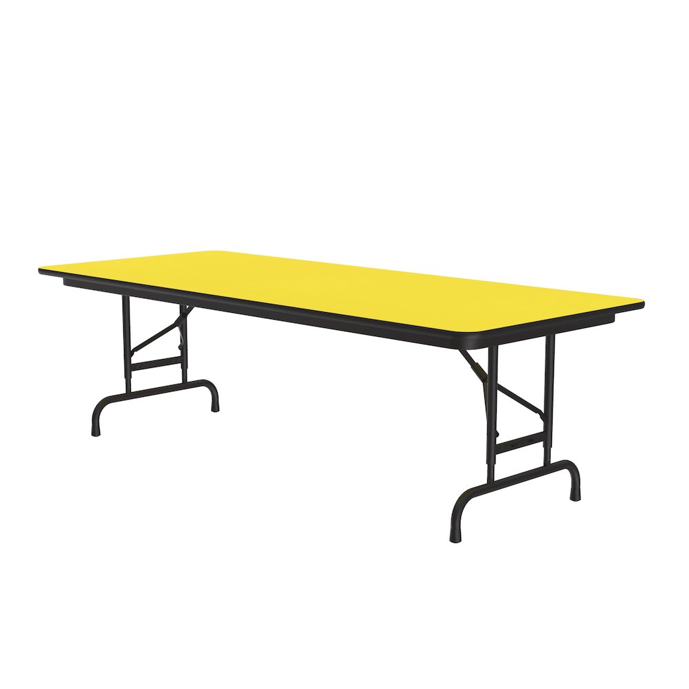 Adjustable Height High Pressure Top Folding Table 30x72". Picture 5