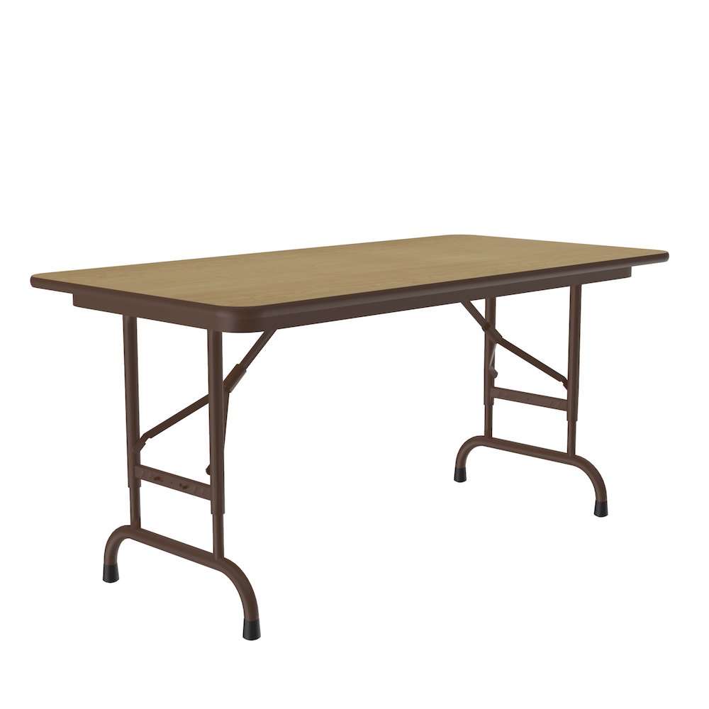 Adjustable Height High Pressure Top Folding Table 24x48". Picture 8