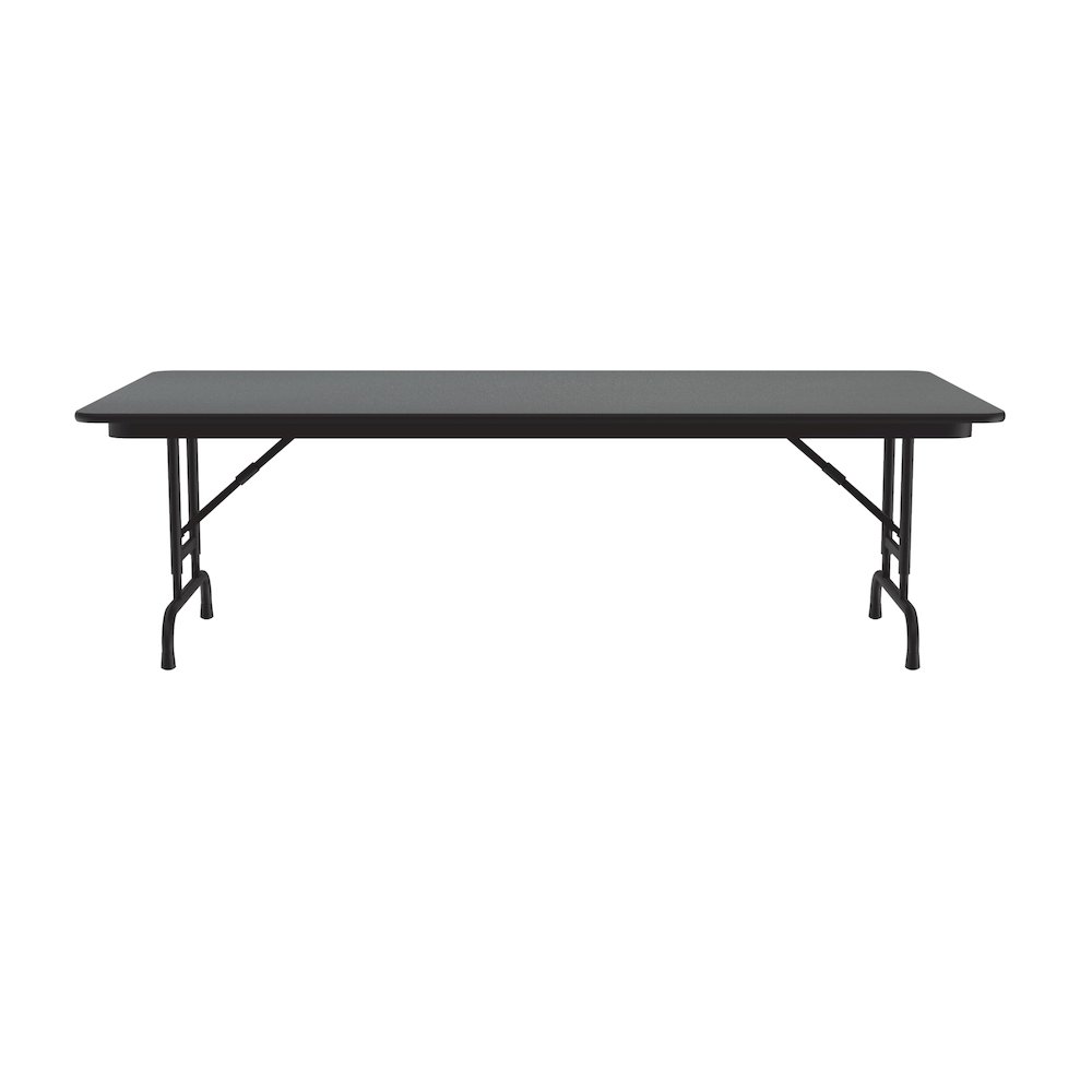 Adjustable Height High Pressure Top Folding Table 36x72". Picture 1