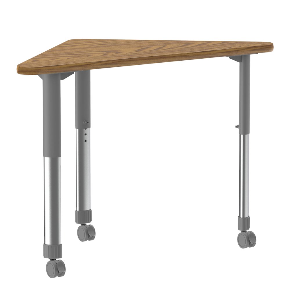 Deluxe High Pressure Collaborative Desk with Casters 41x23". Picture 7