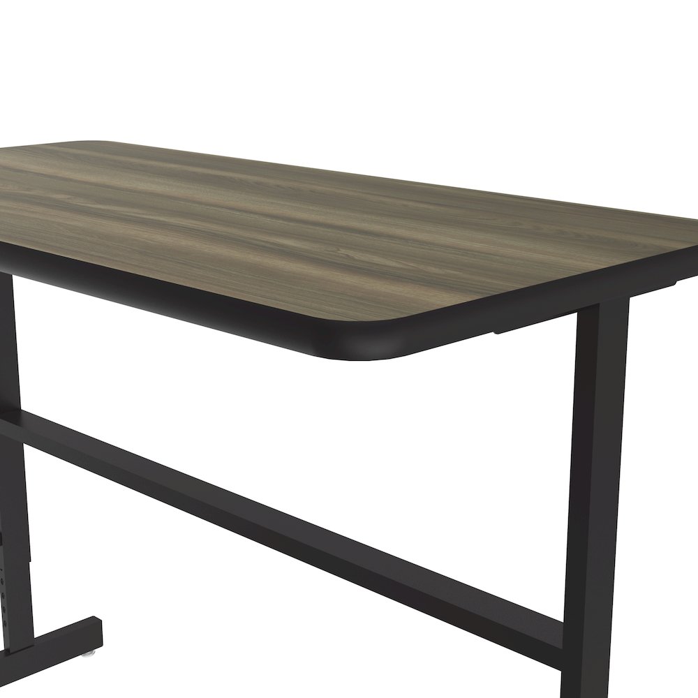 High-Pressure Laminate Top Adjustable Standing  Height Work Station 24x48. Picture 8
