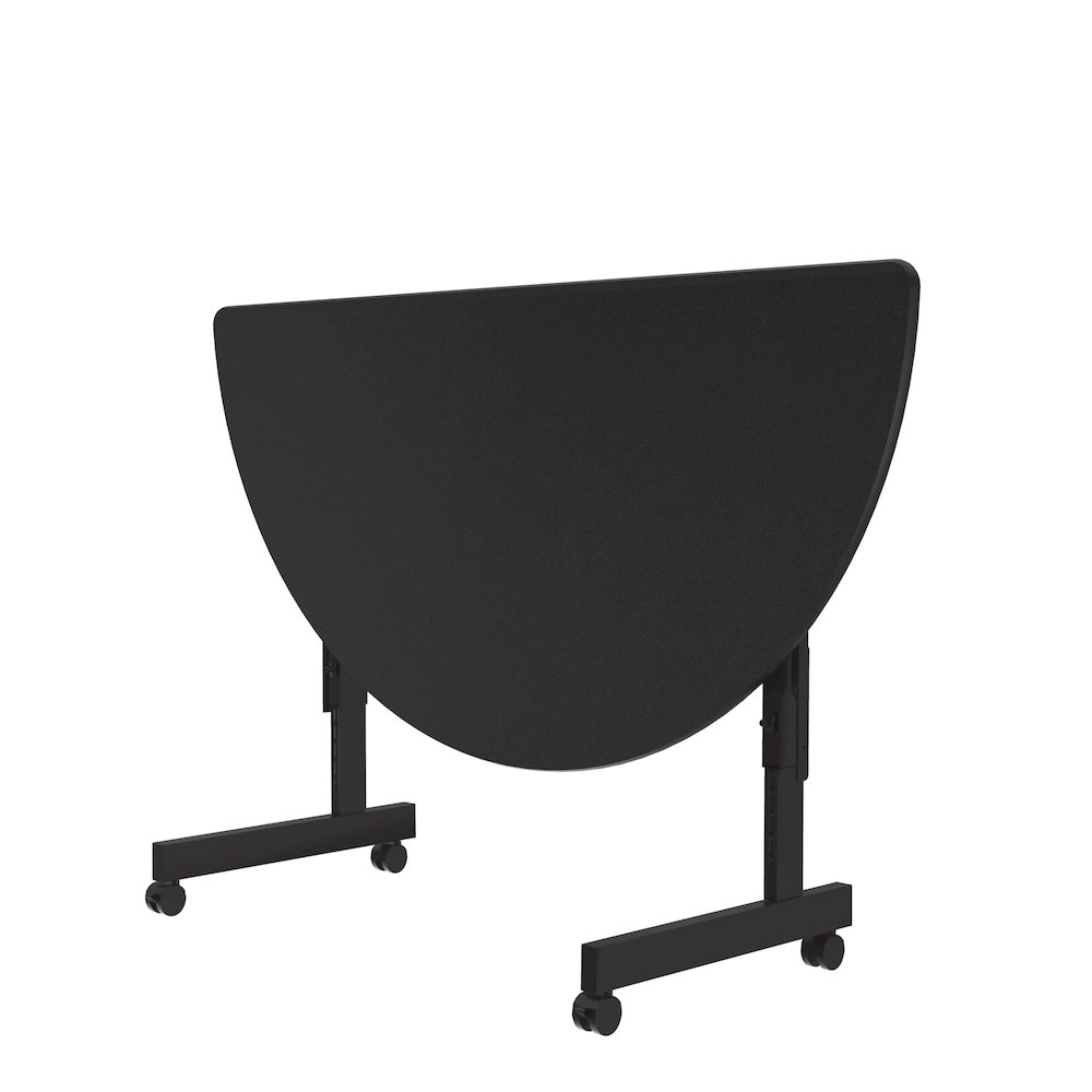3/4" Thermal Fused Laminate Top Flip Top Table. Picture 9