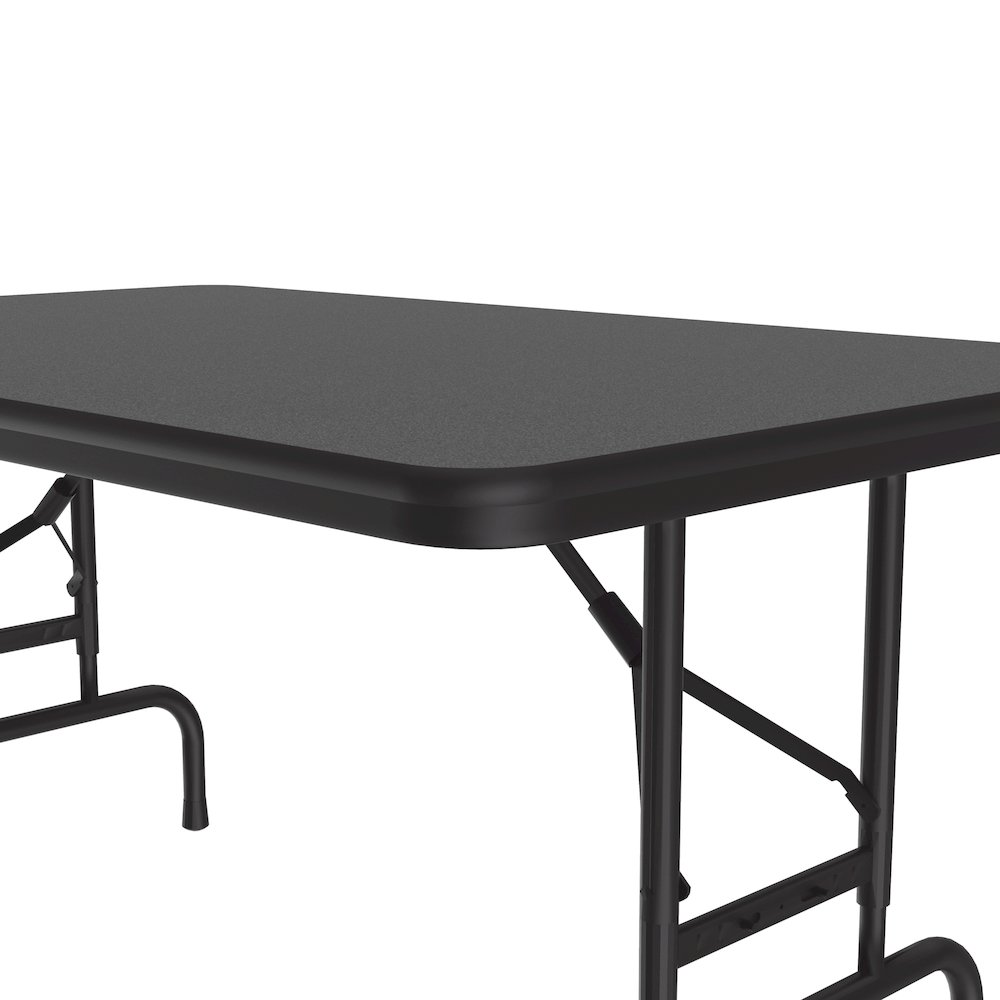 Adjustable Height Econoline Melamine Top Folding Table 30x48". Picture 6
