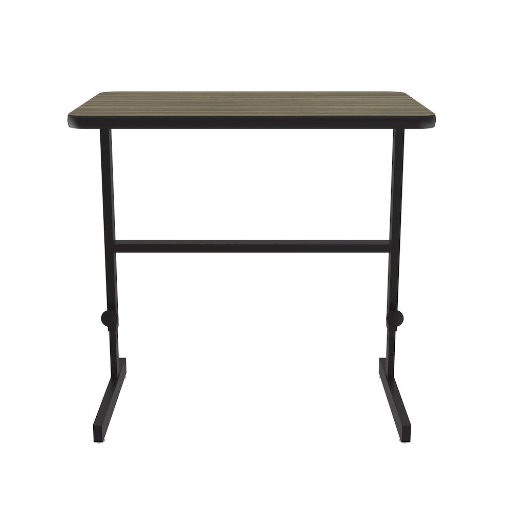High-Pressure Laminate Top Adjustable Standing  Height Work Station 24x36. Picture 1