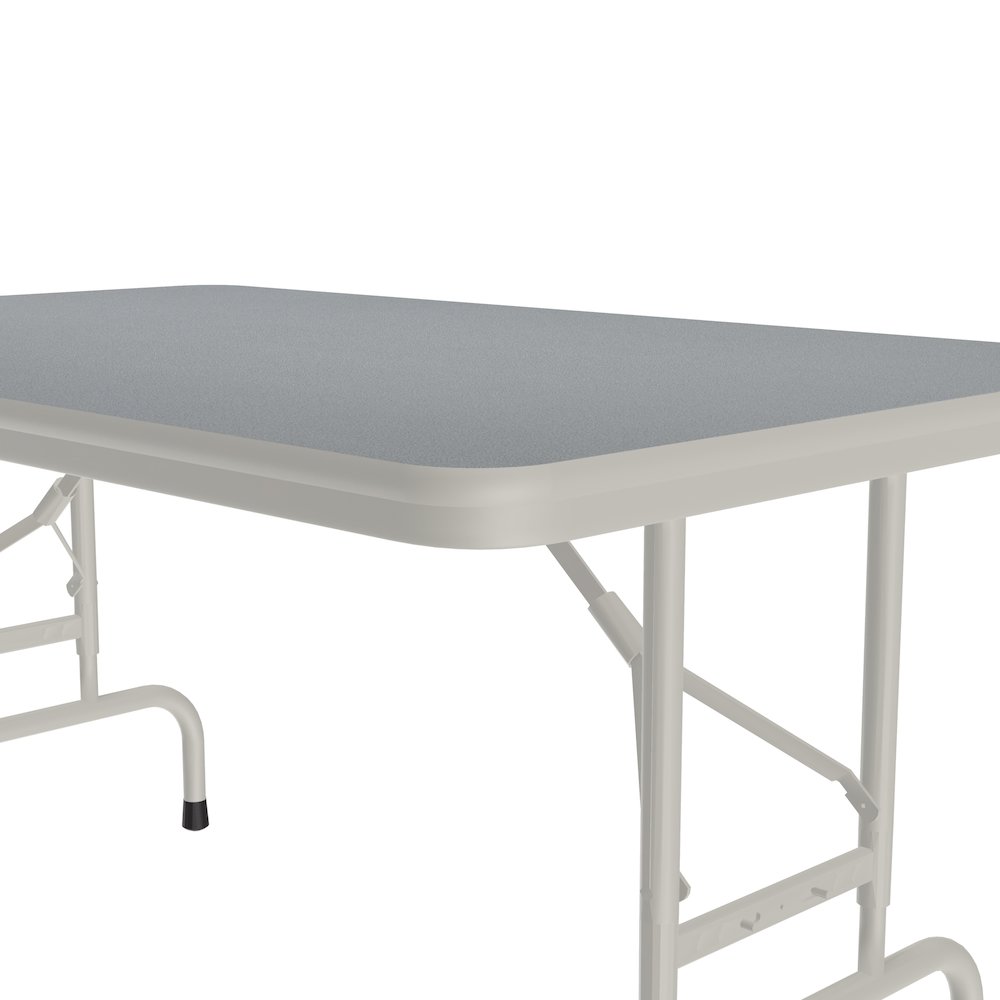 Adjustable Height High Pressure Top Folding Table 30x48". Picture 7