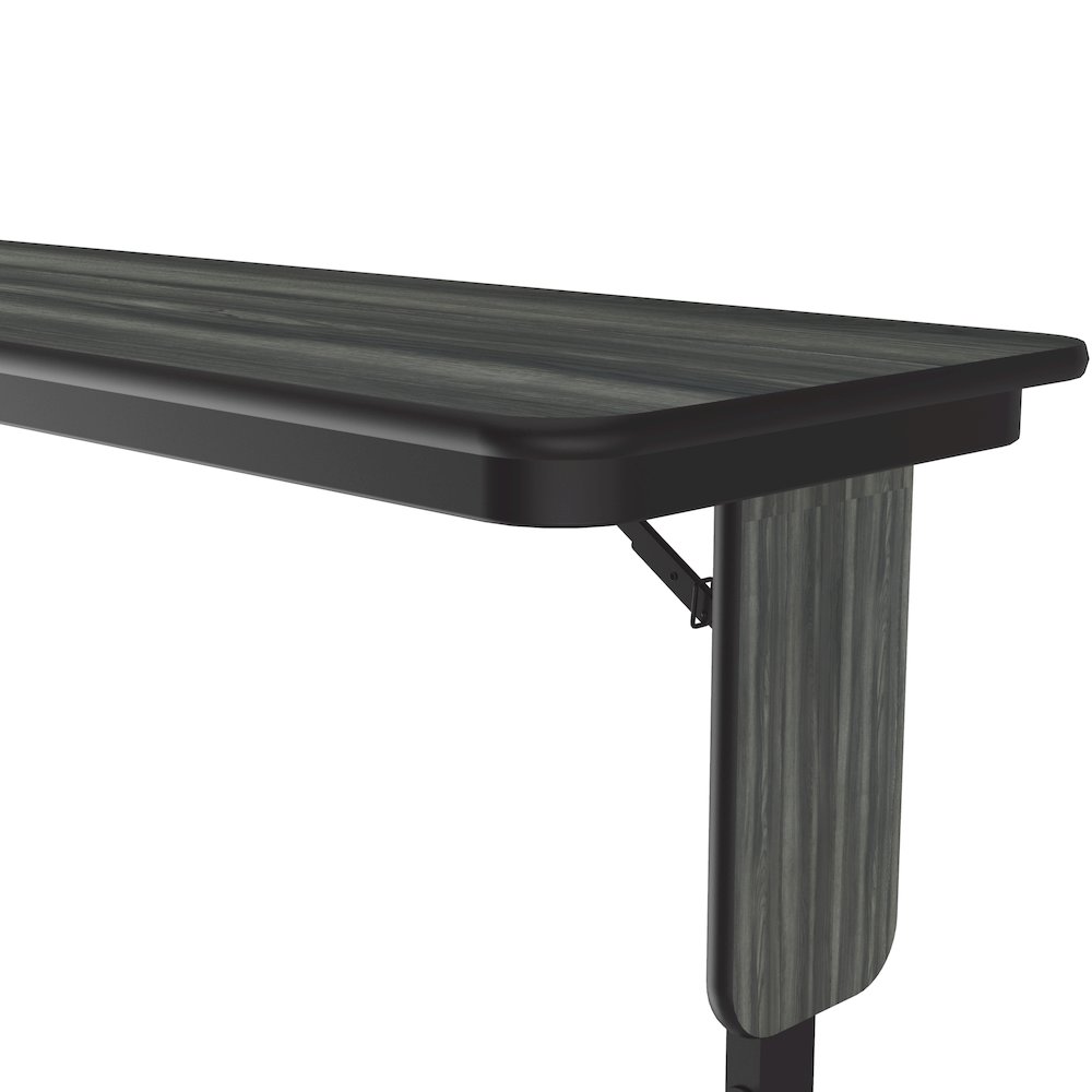 Adjustable Height Deluxe High-Pressure Folding Table with Panel Leg 18x60. Picture 8